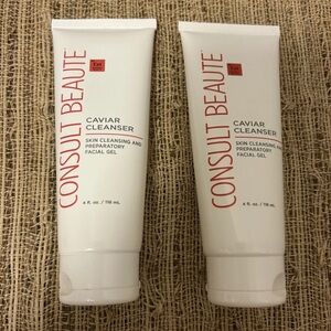 Consult Beaute Caviar Cleanser 4 fl Oz Tubes.  Two Pack. New and Sealed.
